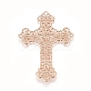 Brass Filigree Joiners Links LS-KK-G368-02KCG-1