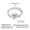 304 Stainless Steel Finger Rings for Women IM3958-3-1