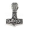 316 Surgical Stainless Steel Big Pendants STAS-Z073-02AS-02-1