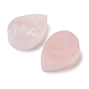 Natural Rose Quartz Cabochons G-K338-40C-02-2