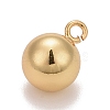 Brass Ball Charms X-KK-M229-74G-2