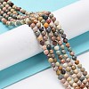 Natural Agate Beads Strands X-G-G991-A03-A-01-4