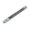 Faux Suede Snap Cord Bracelet BJEW-F428-10-1