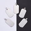 Tarnish Resistant 304 Stainless Steel Big Pendants STAS-I140-19F-S-1
