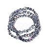 Electroplate Glass Beads Strands EGLA-L038-HR03-2