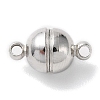 Brass Magnetic Clasps with Loops PALLOY-MC043-2P-1