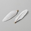 Feather Big Pendants FIND-WH0143-94N-2