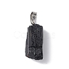 Natural Black Tourmaline Pendants G-F739-01P-3