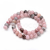 Natural Cherry Blossom Jasper Beads Strands X-G-Q462-63-8mm-3