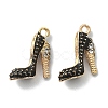 2Pcs Alloy Enamel Stilettos Pendants ENAM-YW0002-30A-1
