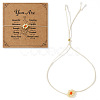 Flower Resin Beaded Slider Bracelets for Women SL9741-11-2