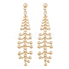 Alloy Stud Dangle Earrings for Women AL-CBA6127-05G-2