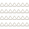 30Pcs Stainless Steel Triangle Ring Buckles STAS-DC0017-18-1