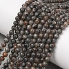 Natural Fluorescent Syenite Rock(Glow under UV Light) Beads Strands GG-NH0012-A01-4mm-2