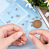 50Pairs Brass Ear Nuts KK-CN0003-29-3