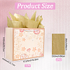 1Pc Flower Printed Paper Gift Bags with Rope Handle ABAG-SP0001-30C-2