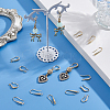 40Pcs 4 Styles Brass Earring Hooks KK-BBC0024-39-4