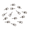 Non-Tarnish 304 Stainless Steel Screw Eye Pin Peg Bails X-STAS-E076-05-1