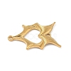 304 Stainless Steel Bat Wings Heart Links Connector Charms X-STAS-S186-13G-2