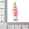 Brass Enamel Pendants KK-H092-08G-4