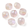 UV Plating Luminous Transparent Acrylic Beads OACR-P010-01C-1