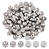 100Pcs 304 Stainless Steel Rhinestone Settings STAS-UN0030-67-1