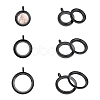 3Pcs 3 Style 304 Stainless Steel Locket Pendants FIND-UN0001-83EB-1