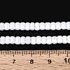 Electroplate Opaque Glass Beads Strands EGLA-N022-09A-C05-4