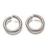 Non-Tarnish 304 Stainless Steel Open Jump Rings X-STAS-H136-06B-P-1
