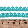 Transparent Glass Imitation Cat Eye Beads Strands GLAA-Q110-01B-07-4