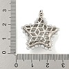 Rack Plating Brass & ABS Plastic Imitation Pearl Pendants KK-N255-03C-P-RS-3