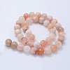 Natural Cherry Blossom Agate Beads Strands G-I206-01-10mm-4