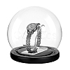 1Pc Acrylic Display Stands for Watch ODIS-PH0001-87B-6