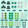 SUNNYCLUE DIY Saint Patrick's Day Bracelet Making Kit DIY-SC0023-38-2