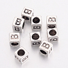 Tibetan Style Alloy European Beads X-MPDL-R037-B-NR-1