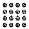 Platinum Plated Alloy Charms X-ENAM-S118-02N-P-2