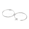 Non-Tarnish Ring 304 Stainless Steel Hoop Earrings for Women Men EJEW-B049-02G-P-2