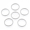 Non-Tarnish 201 Stainless Steel Linking Rings STAS-N090-T14-1-2