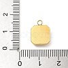 304 Stainless Steel Rhinestone Pendants STAS-I322-27G-02-4
