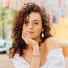 16Pcs 8 Styles UV Plating Rainbow Iridescent Acrylic Beads PACR-TA0001-07-8