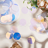 Iridescent PVC Paillette/Sequins Pendants PVC-GO0001-02E-4