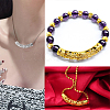 6Pcs 2 Colors Brass Tube Beads KK-BBC0014-58-6