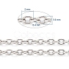 Tarnish Resistant 304 Stainless Steel Cable Chains CHS-F006-02B-P-3
