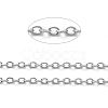 Tarnish Resistant 304 Stainless Steel Cable Chains CHS-K002-32-4