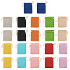 22Pcs 11 Colors Rectangle Cloth Packing Pouches ABAG-TA0001-87A-1