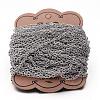 Tarnish Resistant 304 Stainless Steel Cable Chains CHS-K004-06P-0.8mm-2