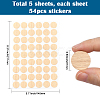 5 Sheets PVC Self-Adhesive Stickers DIY-SP0006-19A-2