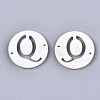 Natural Freshwater Shell Links Connectors X-SHEL-S276-120Q-2