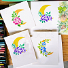 Plastic Drawing Painting Stencils Templates DIY-WH0396-179-7