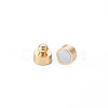 Brass Magnetic Clasps with Loops KK-Q765-007-NF-3